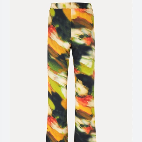 Stine Goya Marc Abstract Floral Straight Leg Pants in Flowers Size XS NWOT - Picture 2 of 10